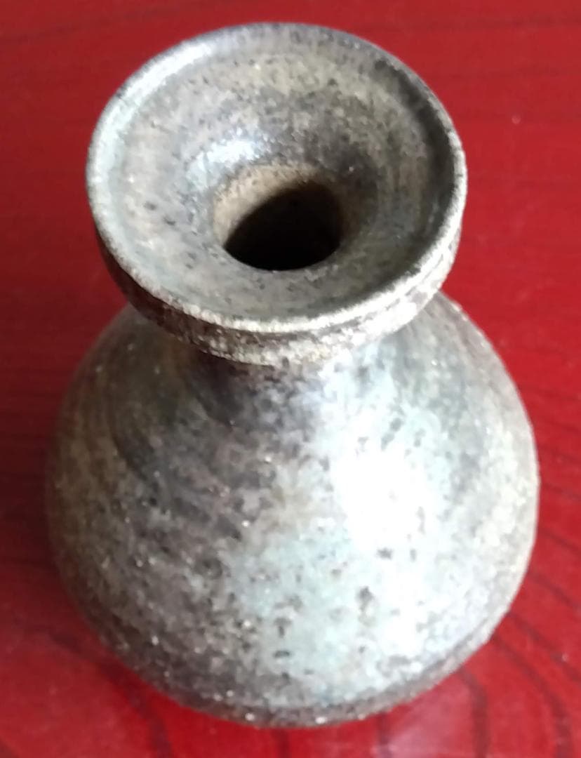 越前焼名工　中村豊（陶杉窯） 自然灰釉還元窯変の究極美が迸る徳利