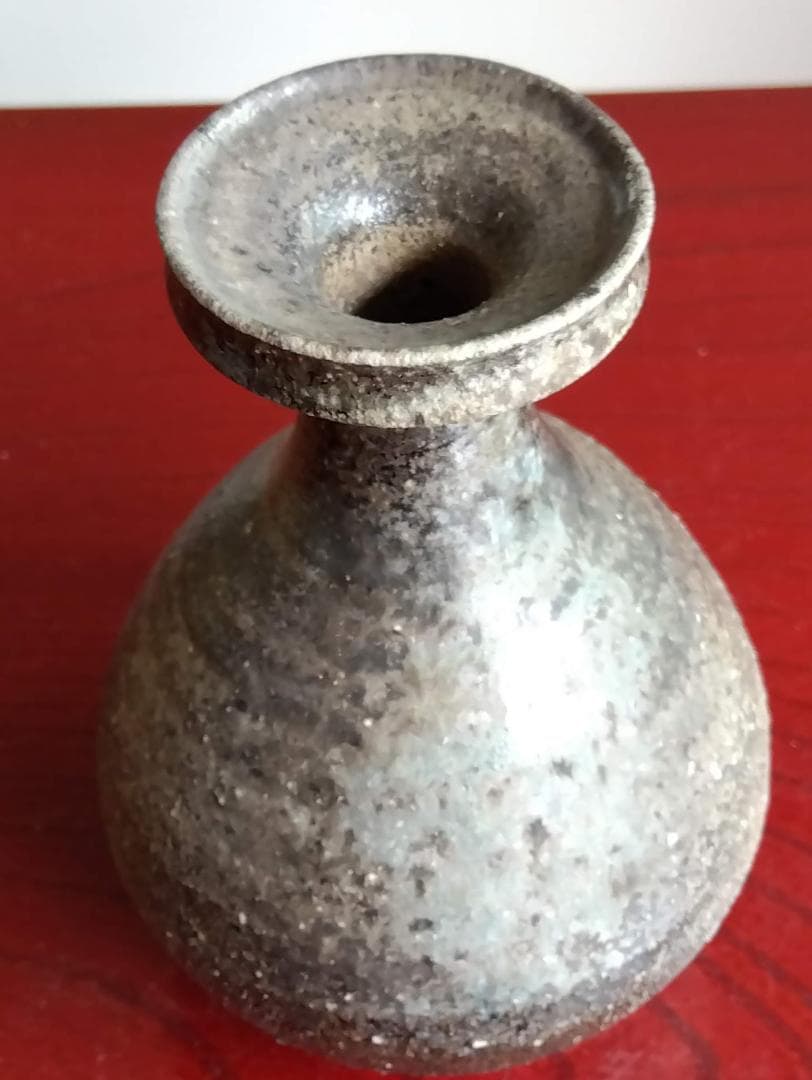 越前焼名工　中村豊（陶杉窯） 自然灰釉還元窯変の究極美が迸る徳利