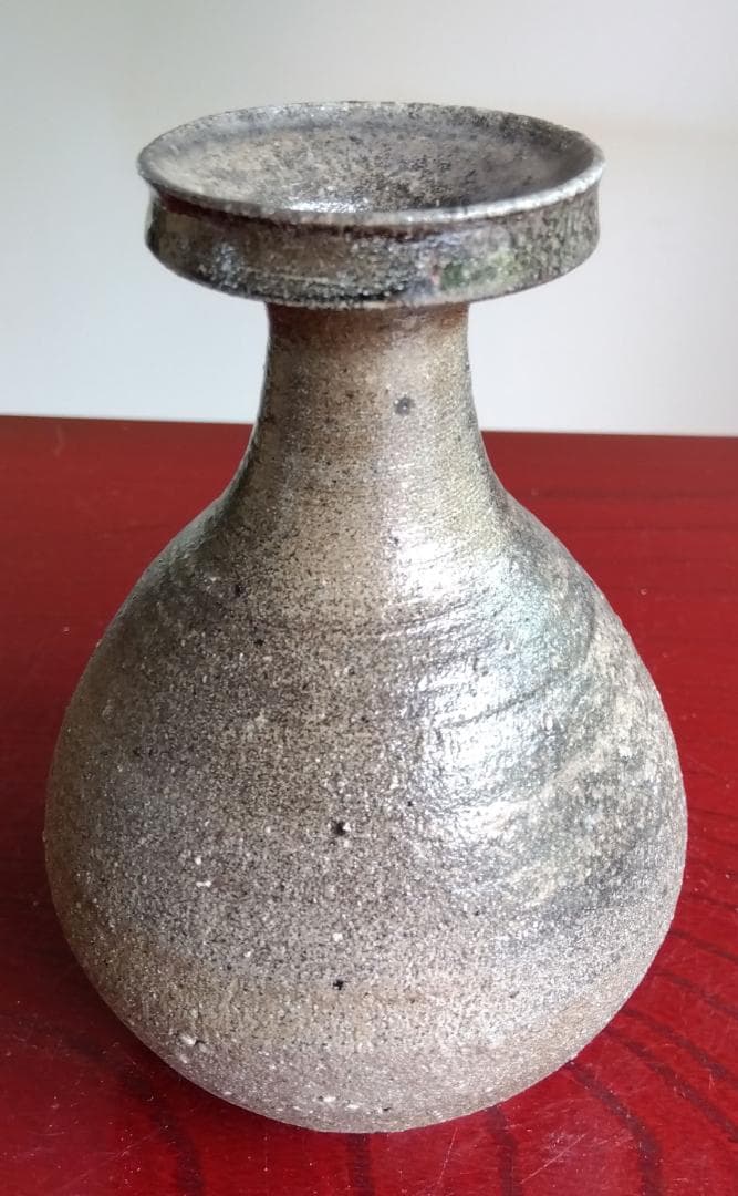 越前焼名工　中村豊（陶杉窯） 自然灰釉還元窯変の究極美が迸る徳利