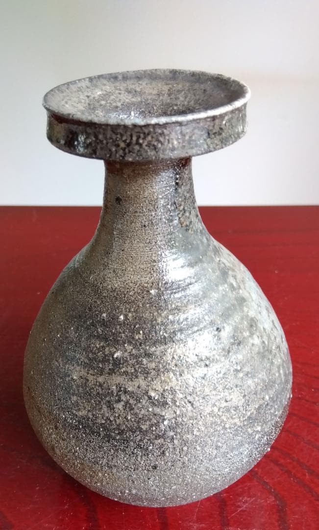 越前焼名工　中村豊（陶杉窯） 自然灰釉還元窯変の究極美が迸る徳利