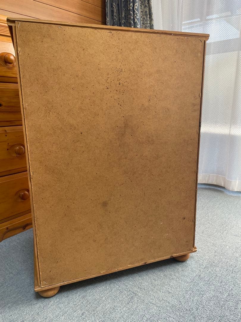 パイン材　チェストアンティーク風　高さ80㎝ 発送たのメル便送料込み