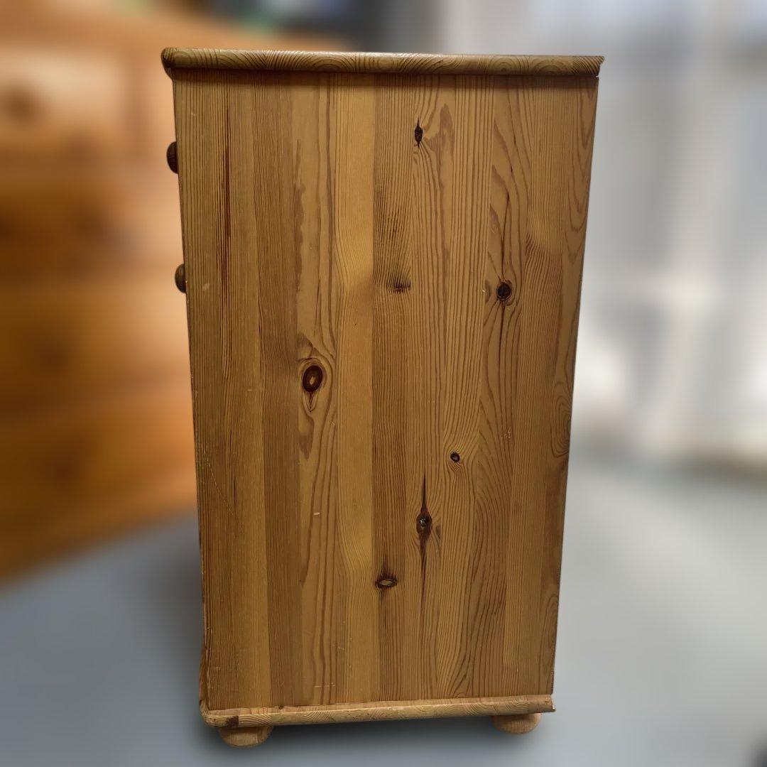 パイン材　チェストアンティーク風　高さ80㎝ 発送たのメル便送料込み