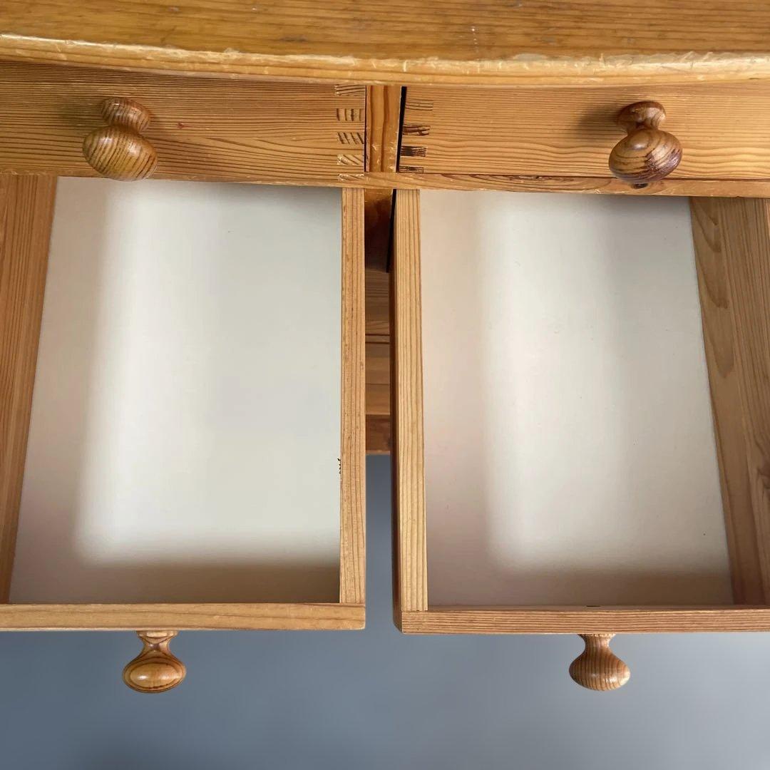 パイン材　チェストアンティーク風　高さ80㎝ 発送たのメル便送料込み