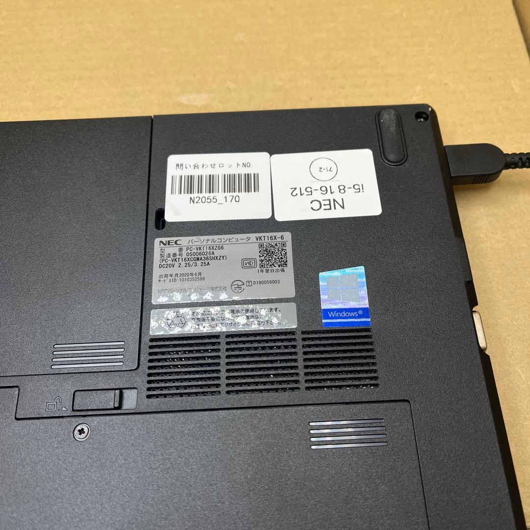 ノートパソコン NEC PC-VKT16XZG6
