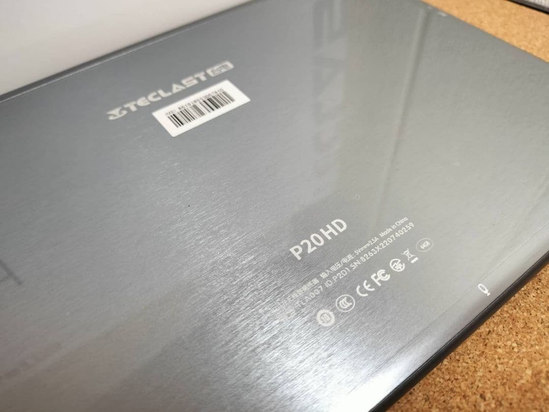 Teclast P20HD　アンドロイド　タブレット