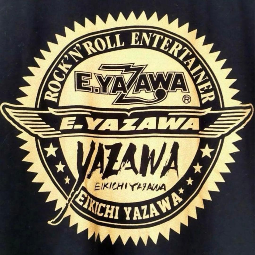 矢沢永吉　スリーロゴデザイン 黒パーカー Lサイズ