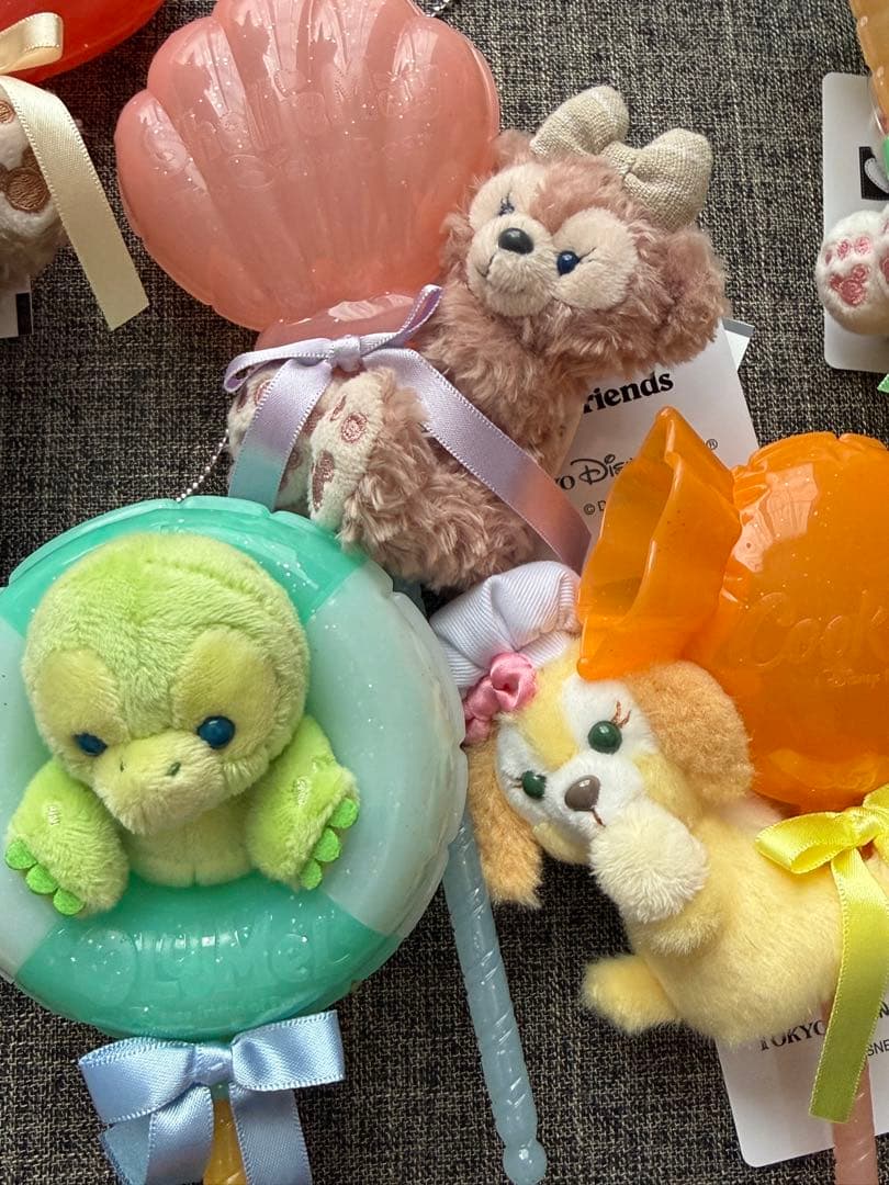 ディズニーシー　ダッフィーフレンズ　ぬいぐるみ　スティック　全種セット