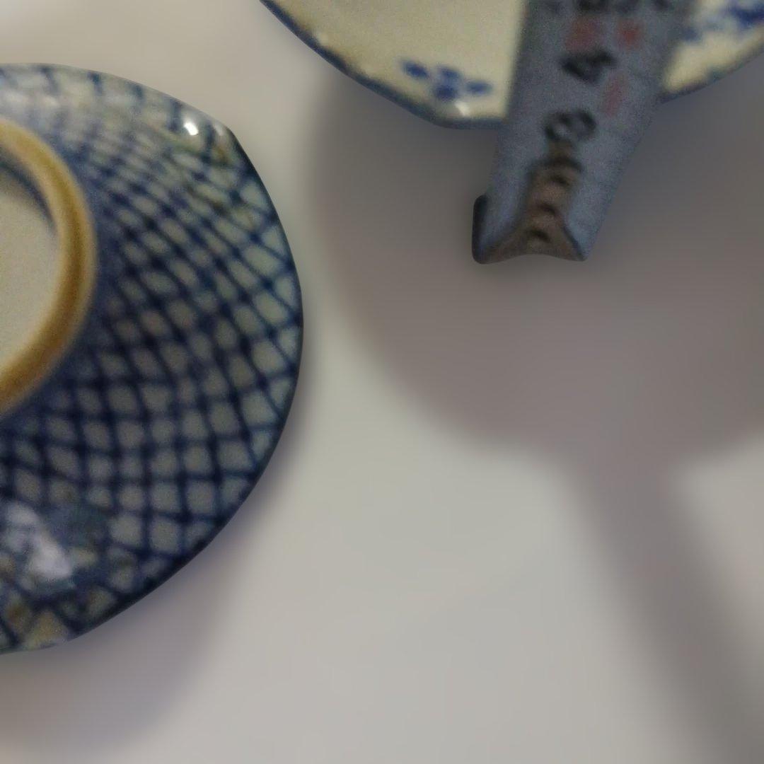 【未使用品】京焼・清水焼　光寿　青い花模様 陶器製小鉢　 6個セット