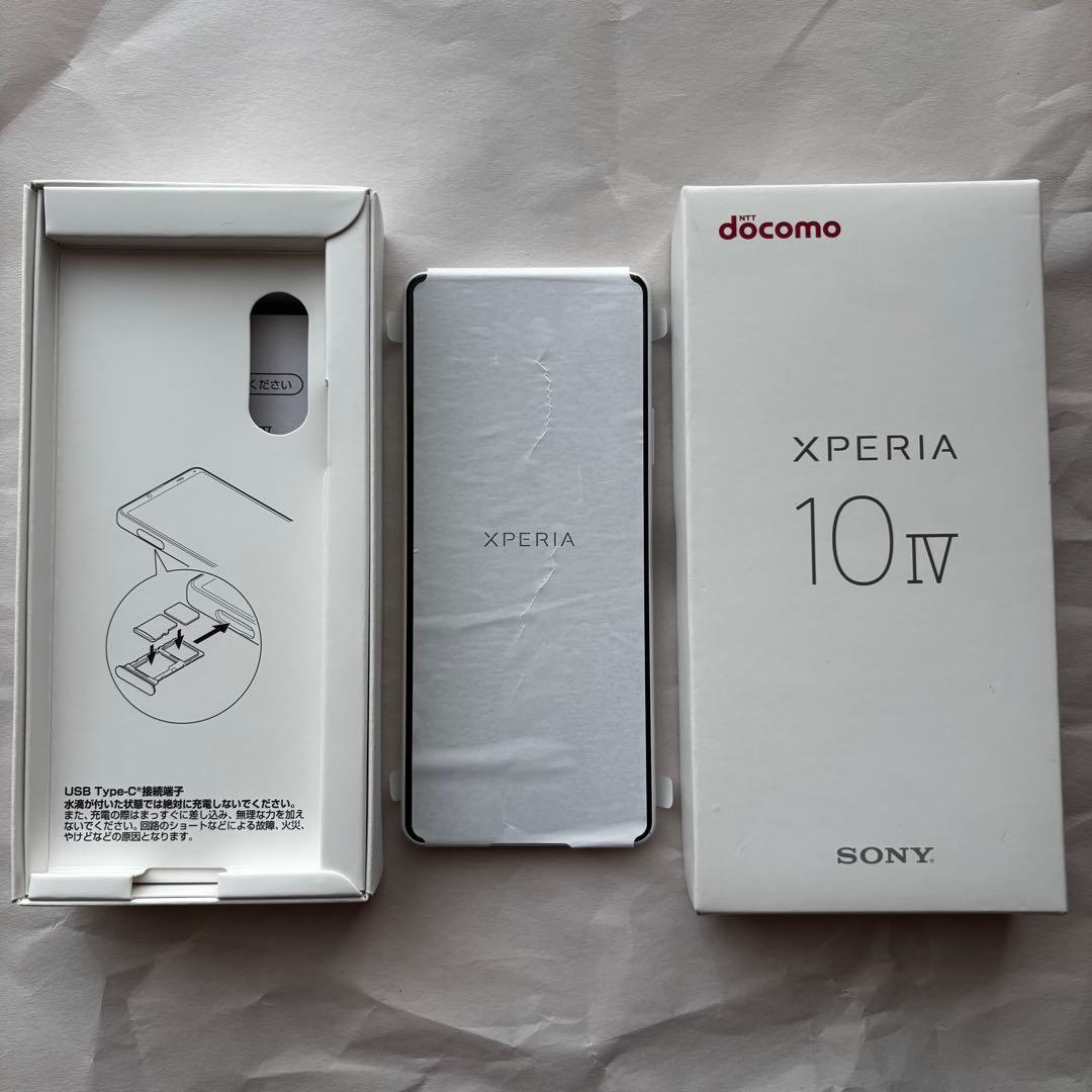 訳あり Xperia 10 IV SO-52C 白 SIMロック解除済み