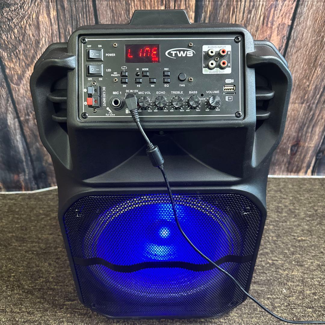 カラオケセット 充電式 スピーカー 進化版