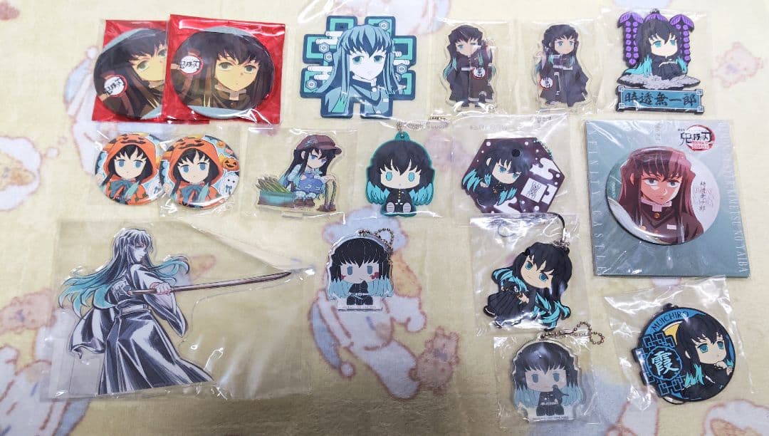 鬼滅の刃 時透無一郎 缶バッジ コースター アクリルスタンド