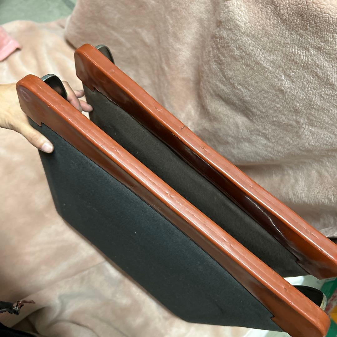 ② 座椅子 折りたたみ 3段階 昭和レトロ 昭和 レトロ 当時もの 2個セット