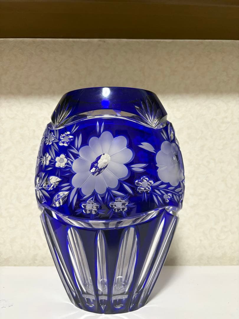 ELBE コバルトブルー 花瓶