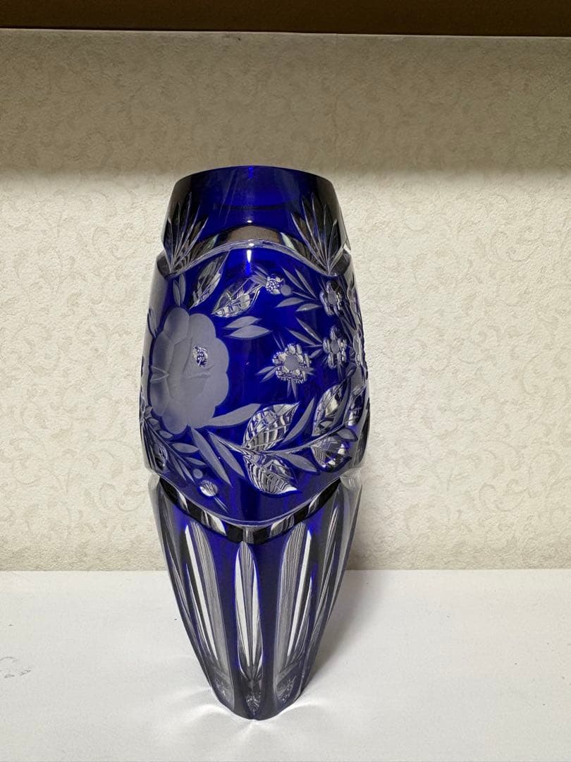 ELBE コバルトブルー 花瓶