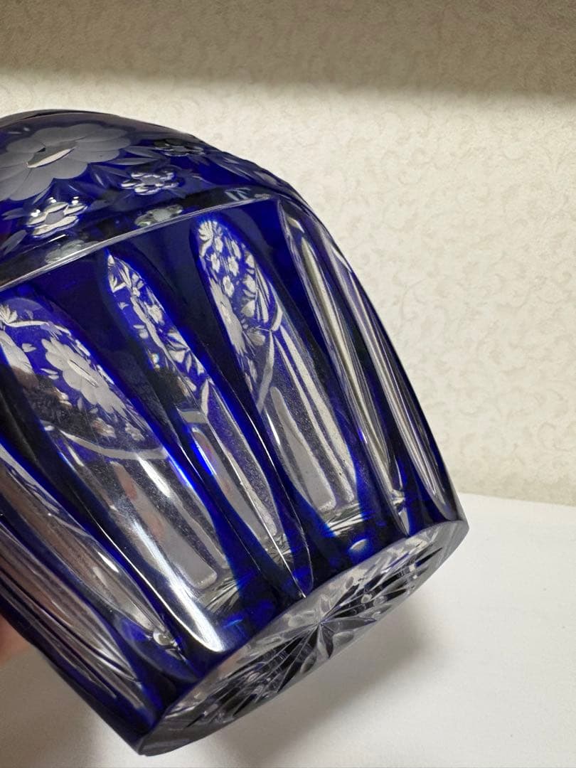 ELBE コバルトブルー 花瓶