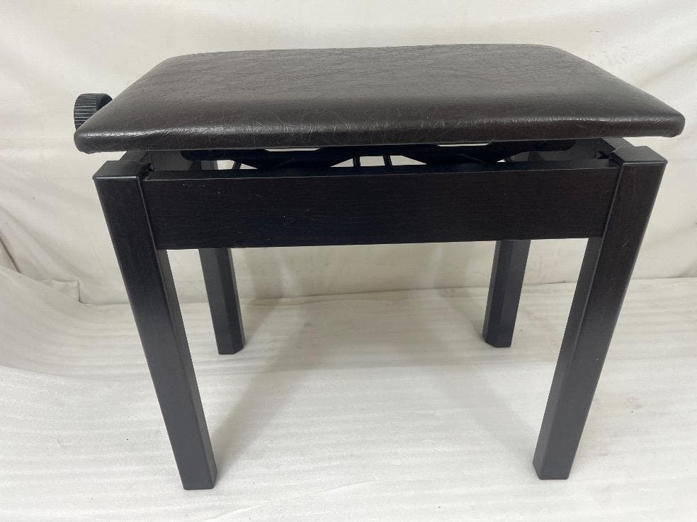 ※81404※YAMAHAピアノ椅子（焦げ茶色）★送料無料