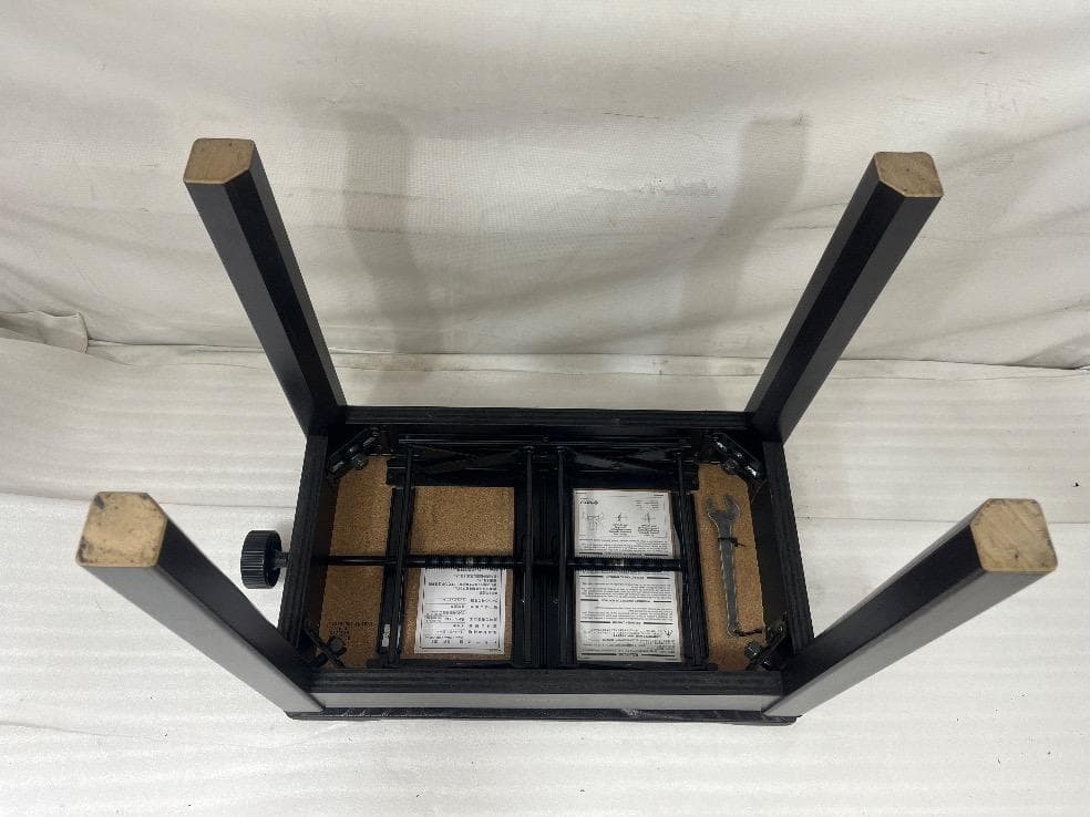 ※81404※YAMAHAピアノ椅子（焦げ茶色）★送料無料