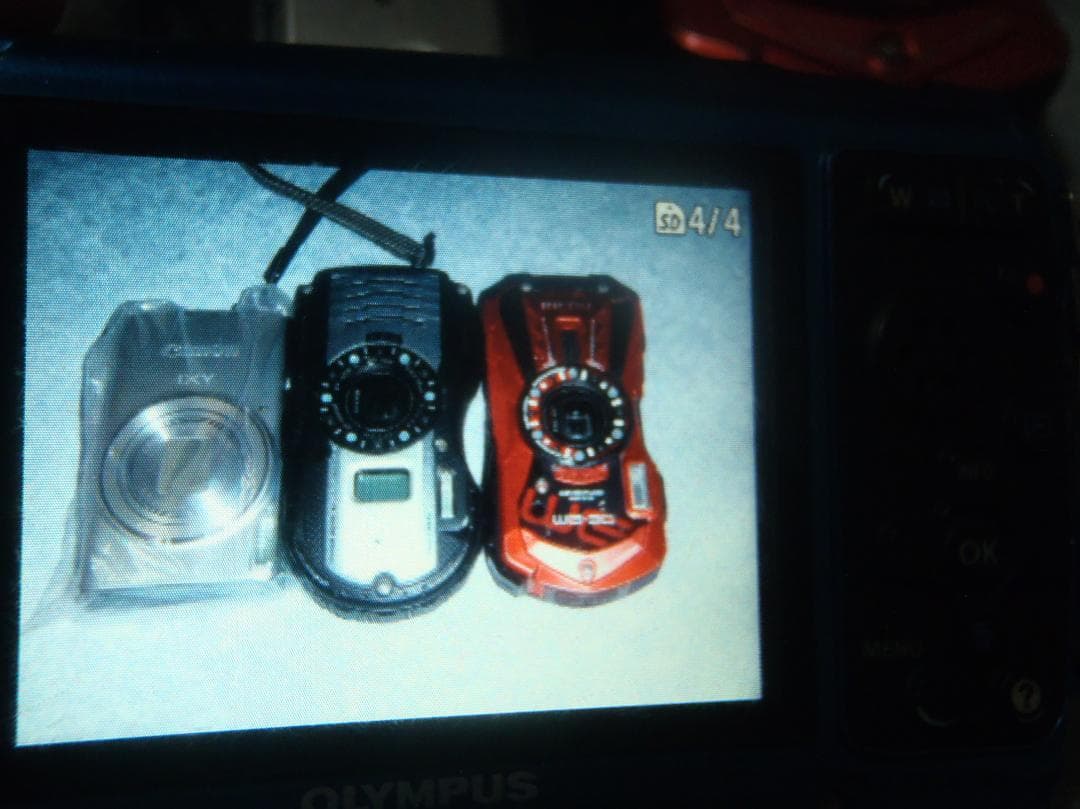 ❤️動作品❤️OLYMPUS μTOUGH-3000❤️人気色ブルー★防水カメラ