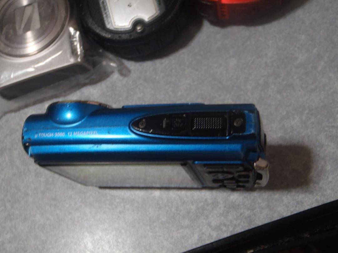 ❤️動作品❤️OLYMPUS μTOUGH-3000❤️人気色ブルー★防水カメラ