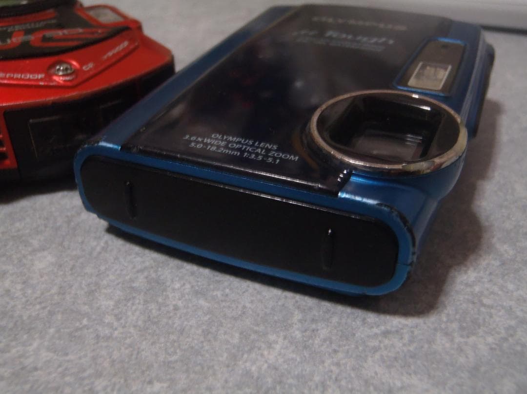 ❤️動作品❤️OLYMPUS μTOUGH-3000❤️人気色ブルー★防水カメラ