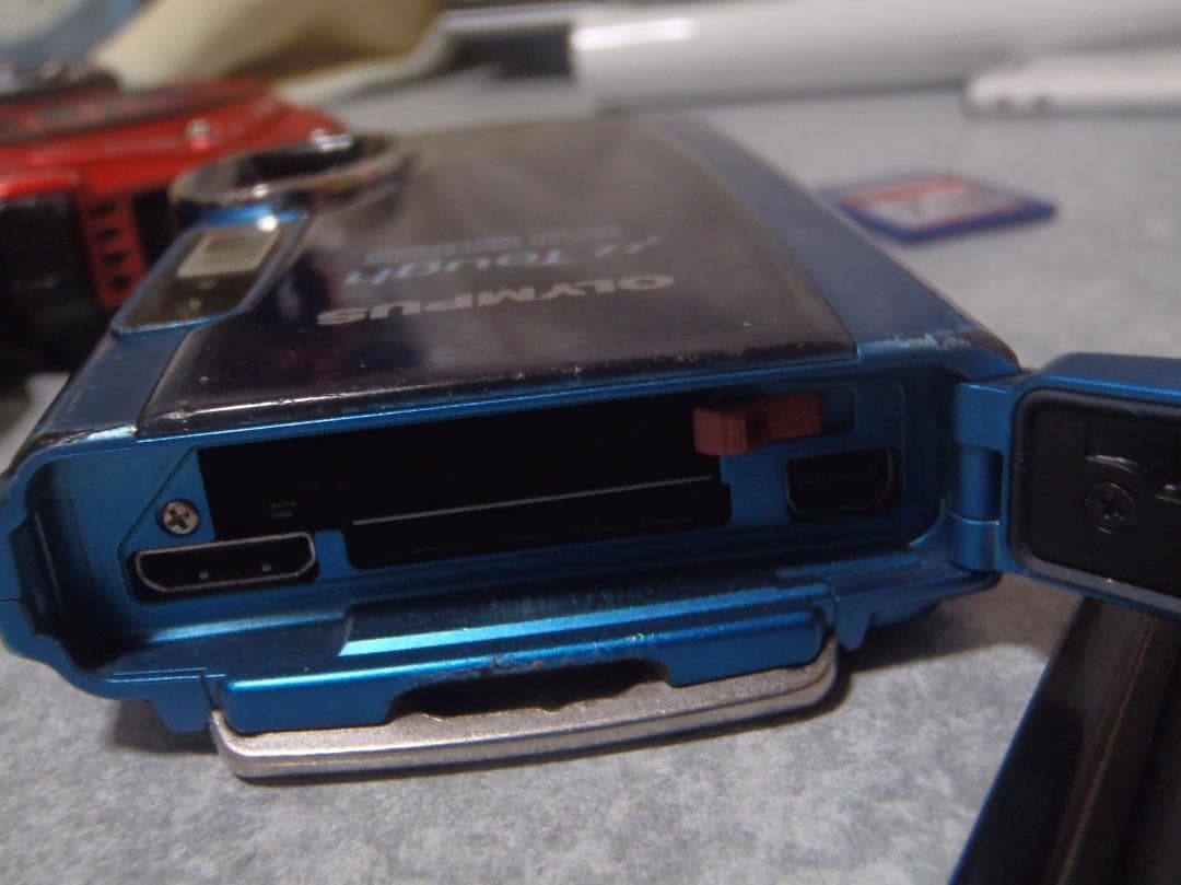 ❤️動作品❤️OLYMPUS μTOUGH-3000❤️人気色ブルー★防水カメラ