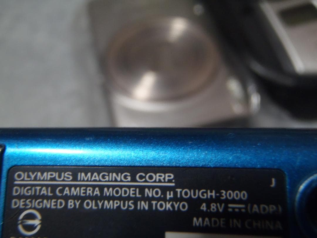 ❤️動作品❤️OLYMPUS μTOUGH-3000❤️人気色ブルー★防水カメラ