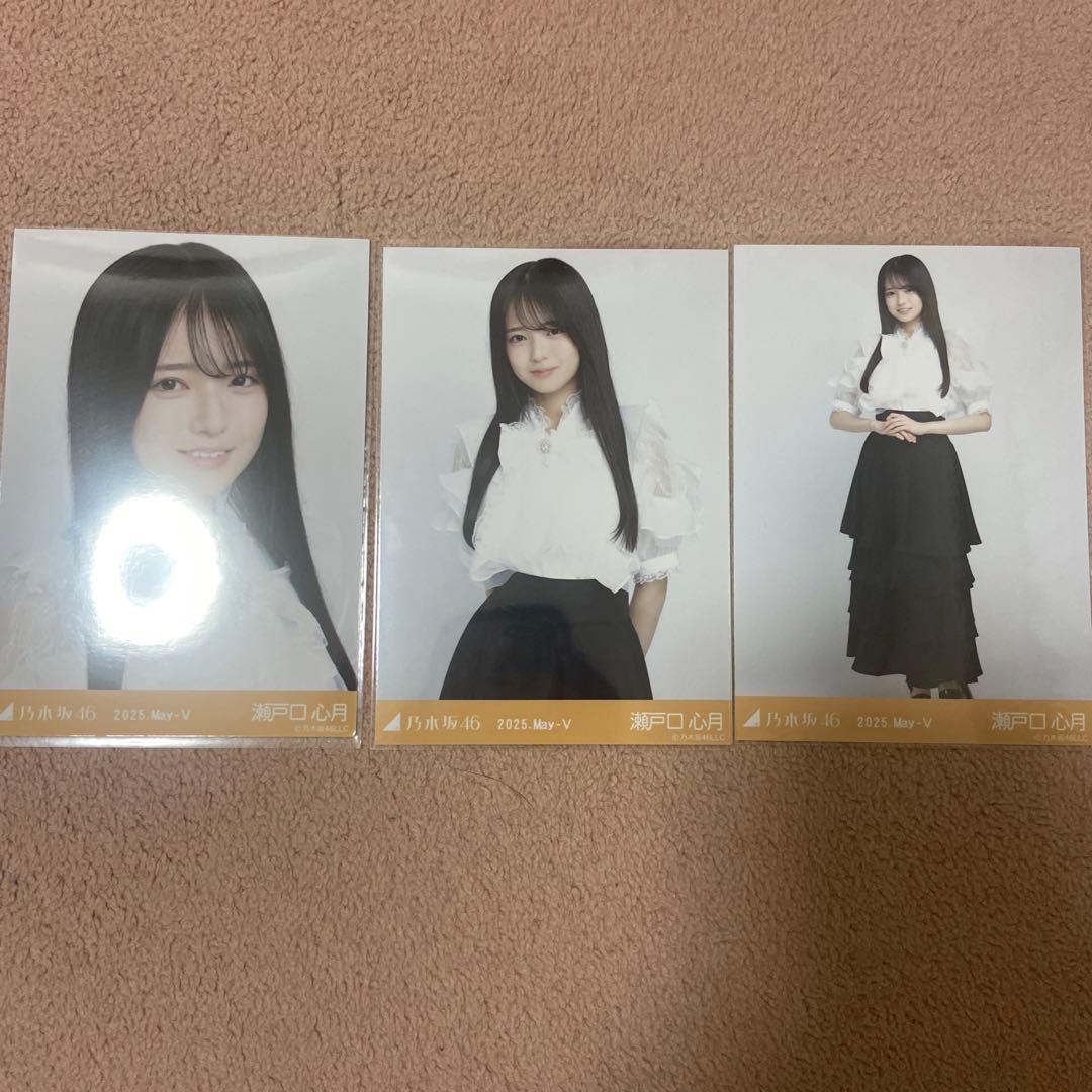 乃木坂46 会場限定生写真 瀬戸口心月 ビッグボウタイブラウス コンプ