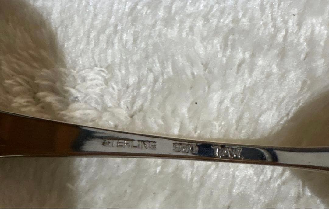 スターリングシルバー スプーン 2本セット950刻印あり