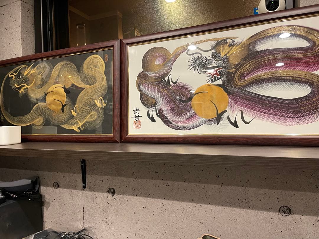 日光東照宮 一筆 龍 2点セット