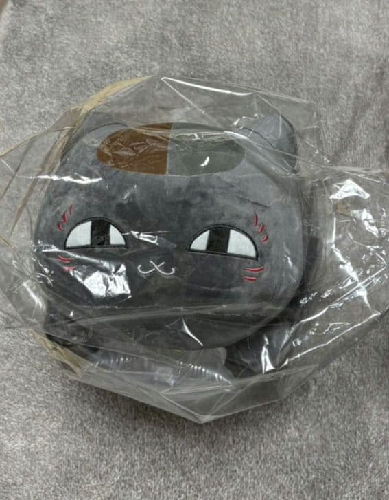 黒ニャンコ先生 ティッシュケース ぬいぐるみ 夏目友人帳 ドンキ・アピタ 限定