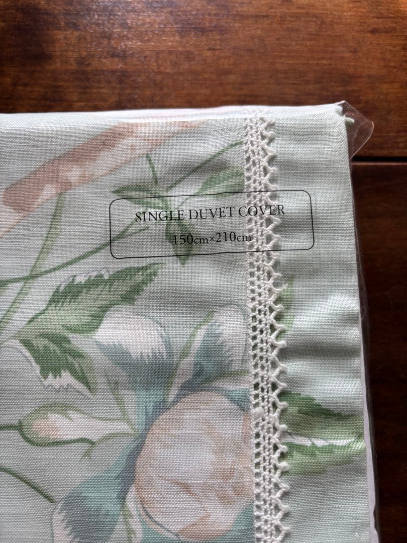 ローラアシュレイ　デュべカバー　シングル　サマーパレス