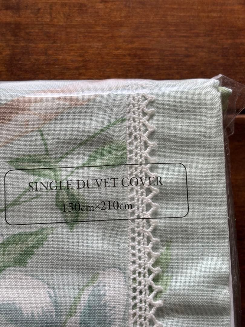 ローラアシュレイ　デュべカバー　シングル　サマーパレス