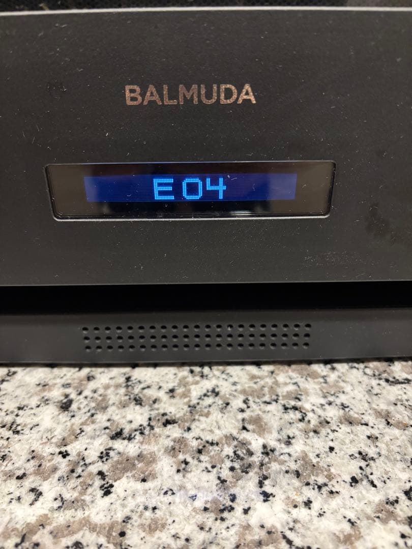 BALMUDA オーブンレンジ　ジャンク品 K04A-BK ブラック