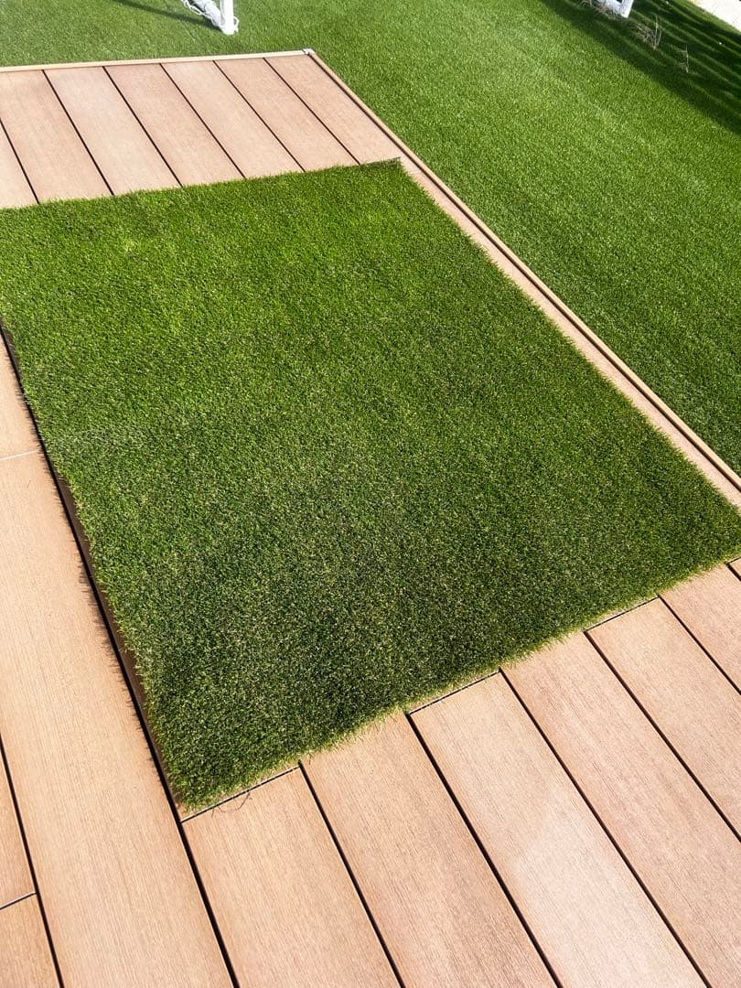 【メモリーターフ28mm】人工芝 約1.35m×1.70m