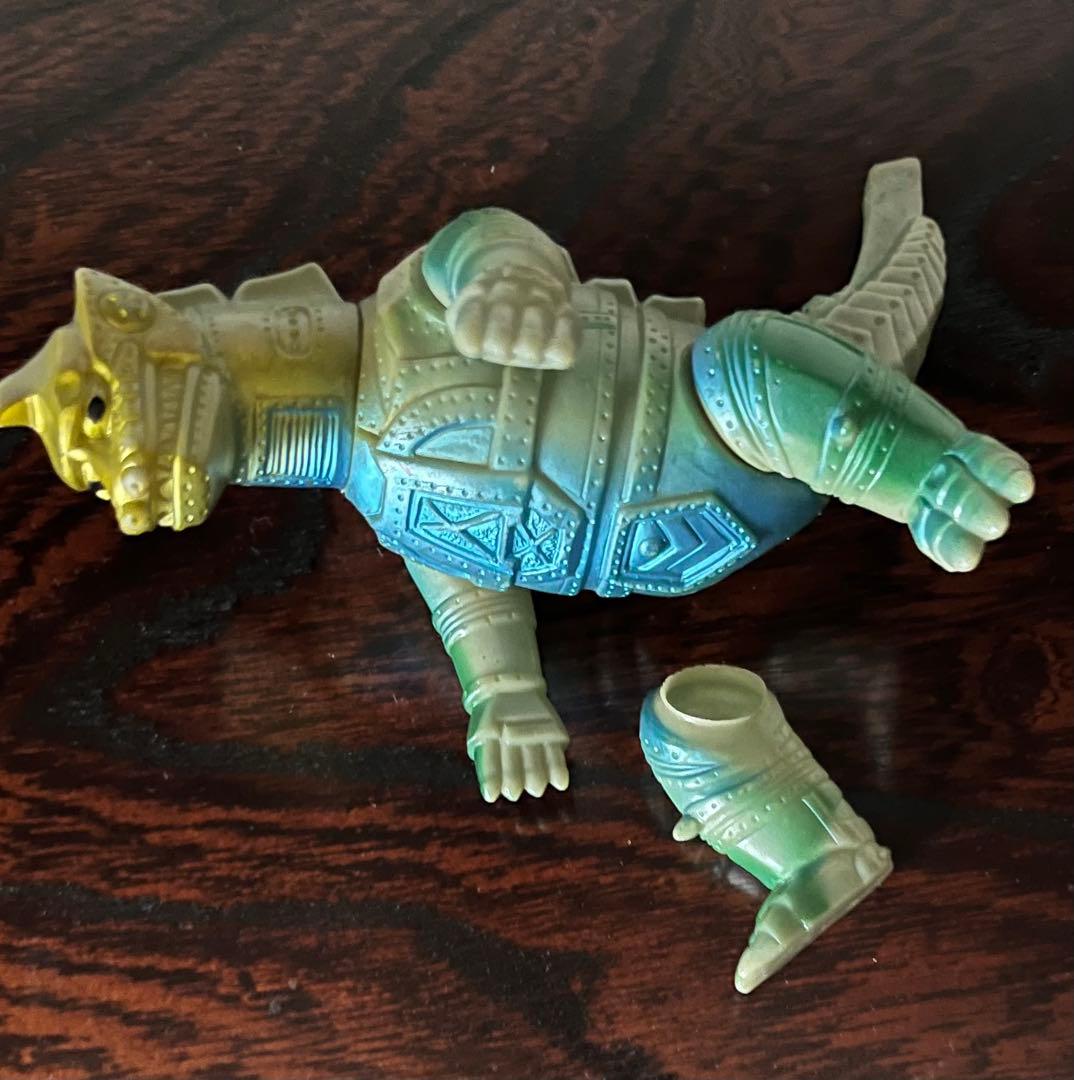 【当時物】ブルマァク メカゴジラ ソフビ 刻印あり 東宝 1970年代