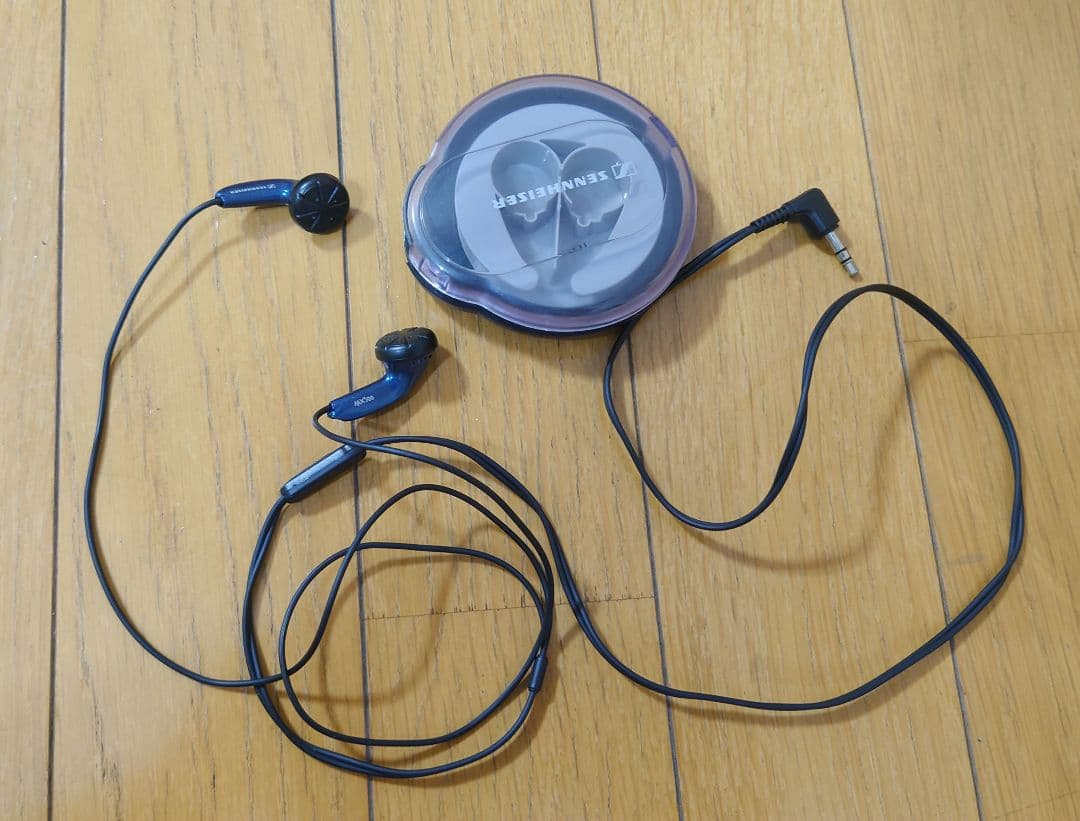 MX500 ゼンハイザー SENNHEISER　イヤホン 収納ケース付き