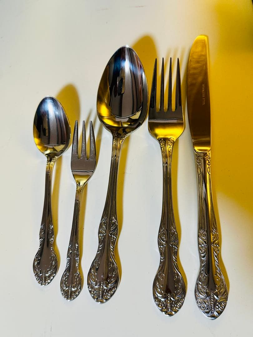 カトラリーセット　昭和レトロ　30本