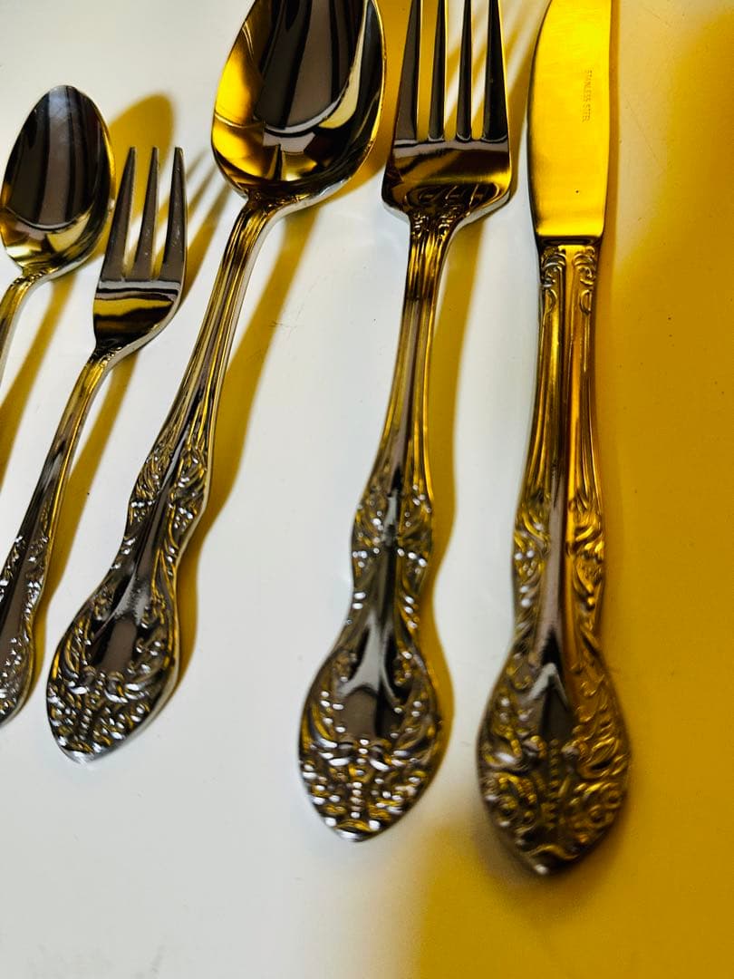 カトラリーセット　昭和レトロ　30本