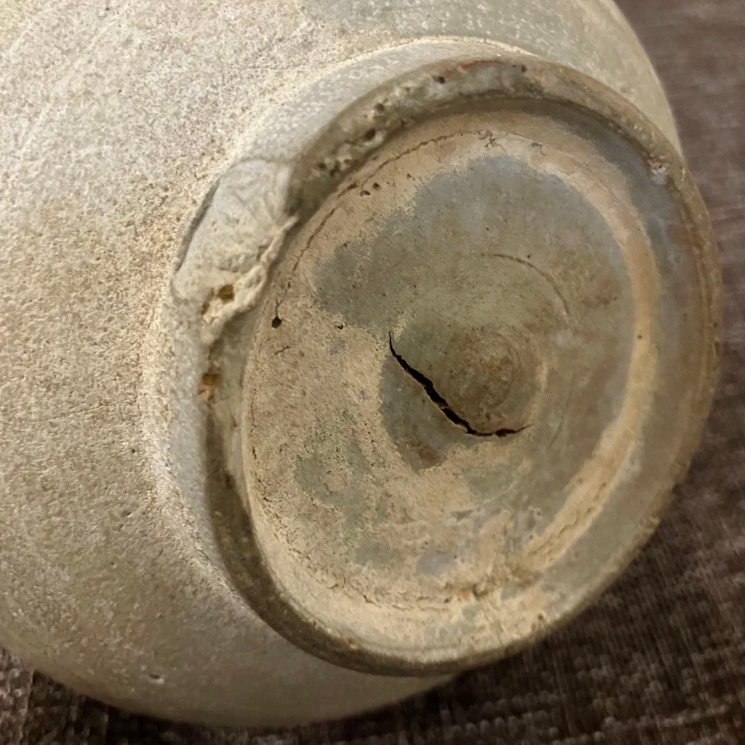 李朝酒器　徳利　奈良蔵出し　高麗青磁