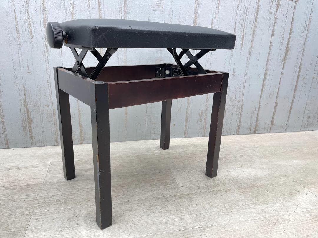 KAWAI ピアノ椅子 高さ調節可能 角椅子 ベンチタイプ 電子ピアノ