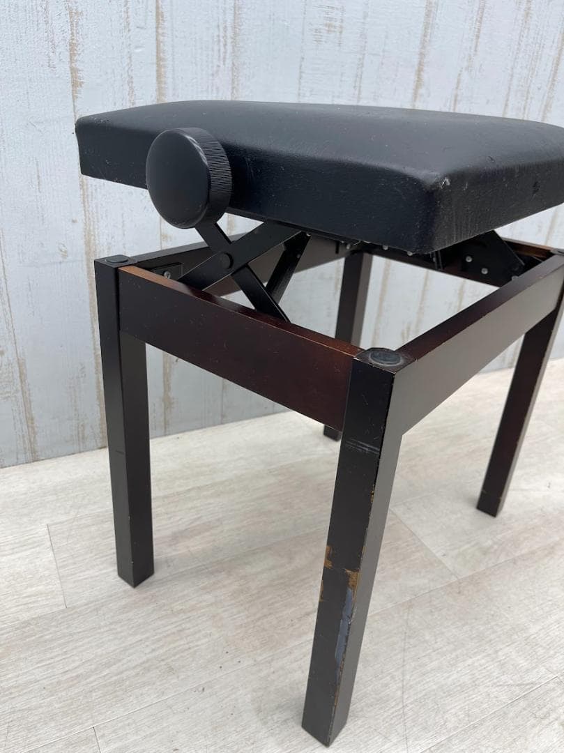 KAWAI ピアノ椅子 高さ調節可能 角椅子 ベンチタイプ 電子ピアノ