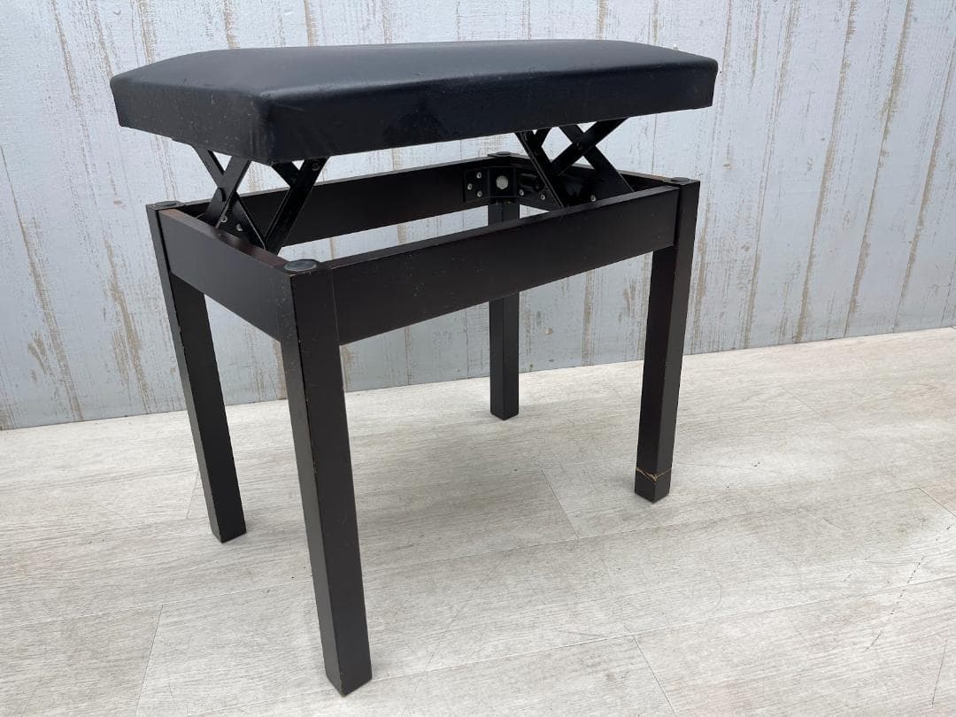 KAWAI ピアノ椅子 高さ調節可能 角椅子 ベンチタイプ 電子ピアノ