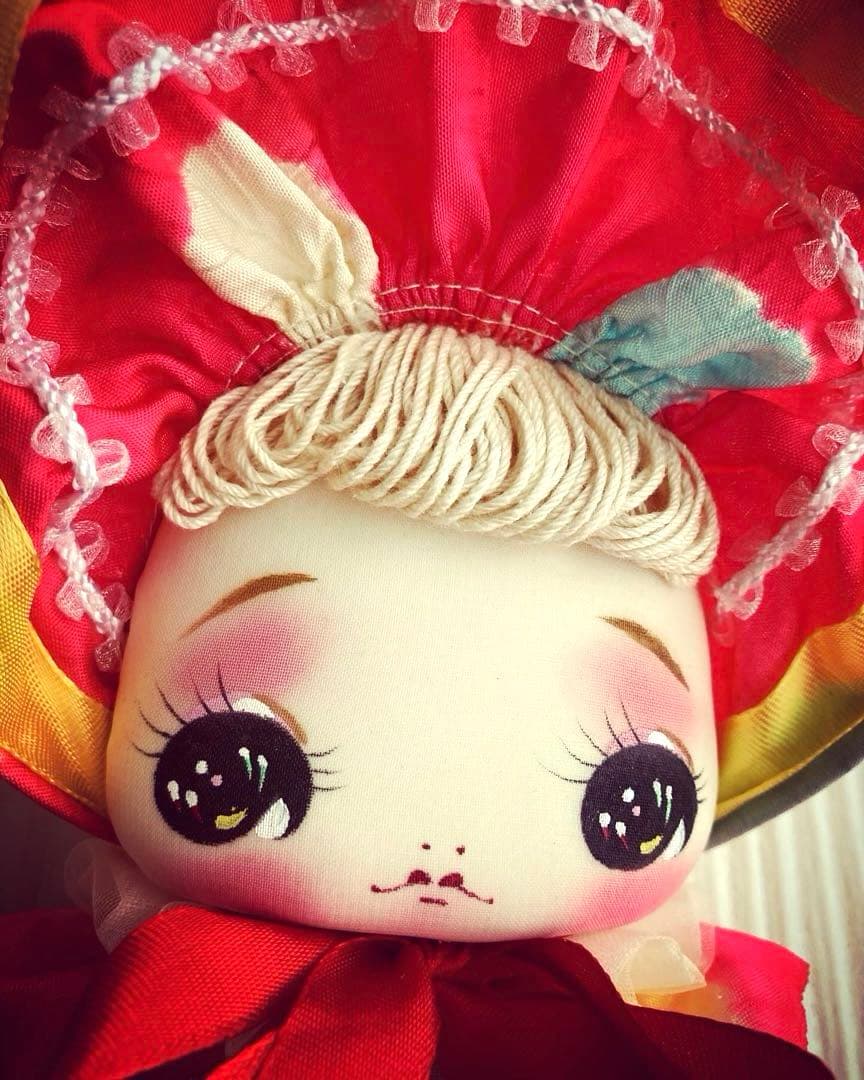 つきもとつきこの文化人形 レトロポップ ヘロヘロ人形 昭和レトロ 文化人形