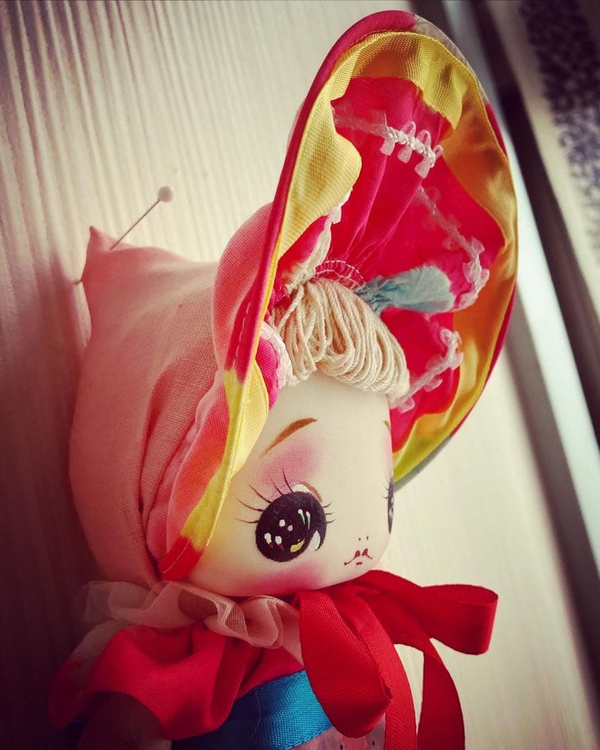 つきもとつきこの文化人形 レトロポップ ヘロヘロ人形 昭和レトロ 文化人形