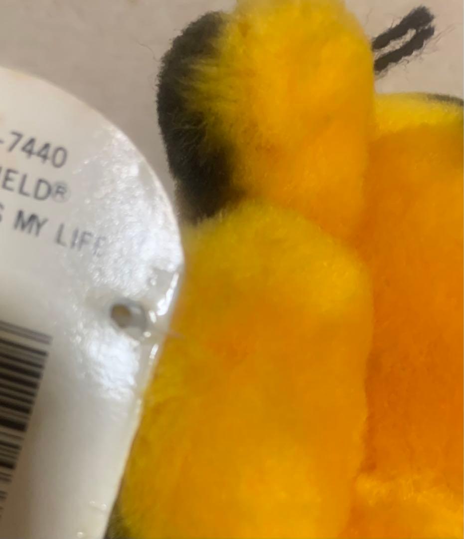 昭和レトロ　ガーフィールド　ぬいぐるみ　タグ付き　ビンテージ　DAKIN製