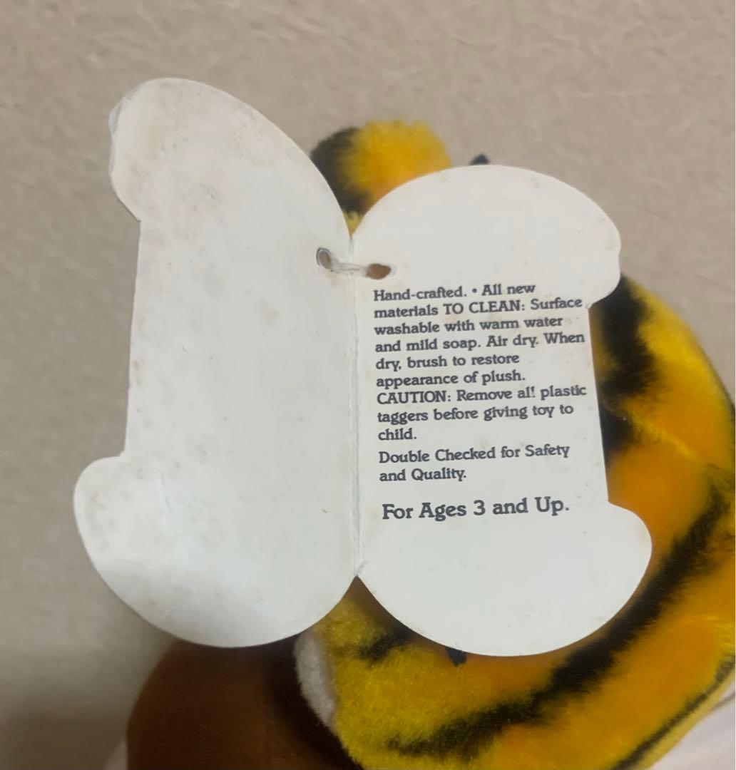 昭和レトロ　ガーフィールド　ぬいぐるみ　タグ付き　ビンテージ　DAKIN製