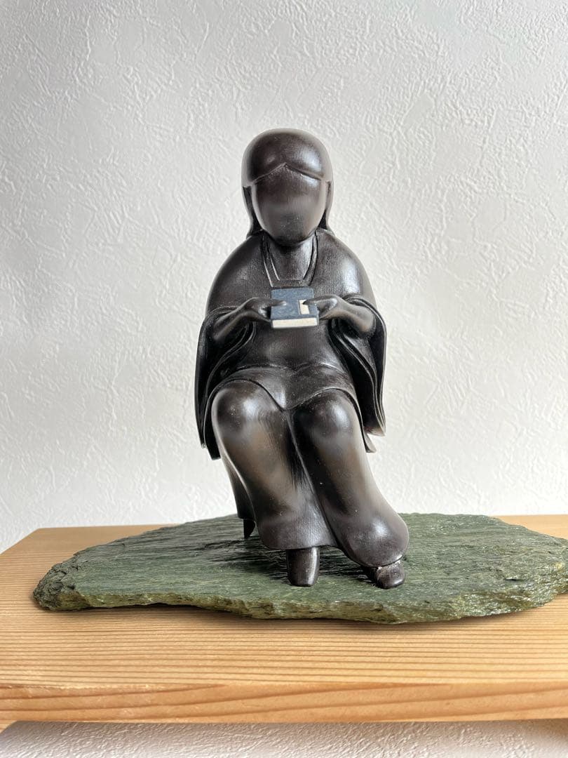 文殊菩薩像　木彫