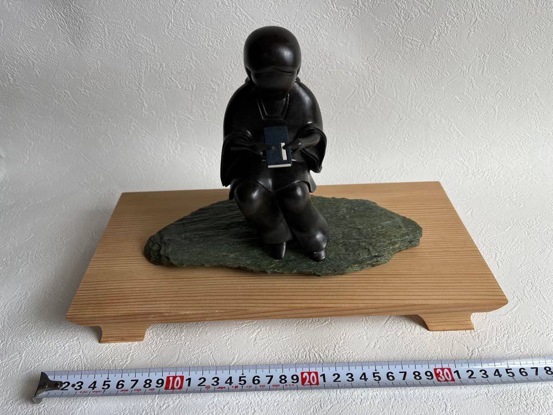 文殊菩薩像　木彫