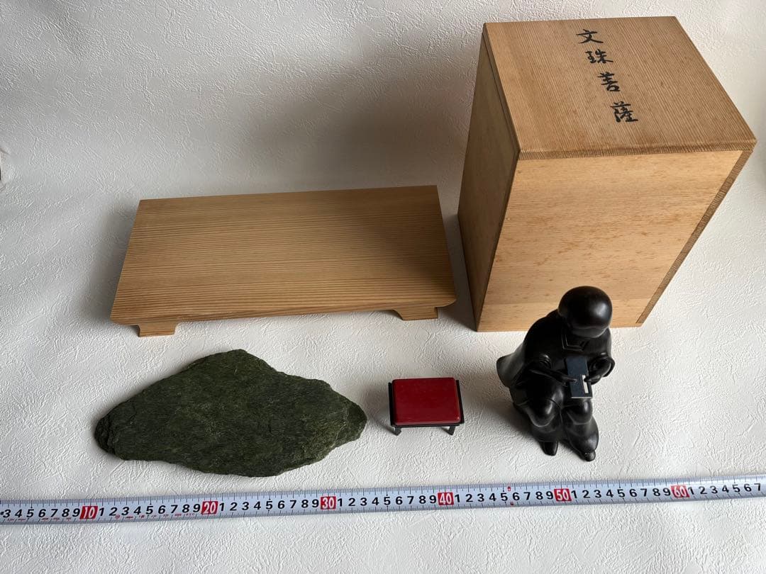 文殊菩薩像　木彫
