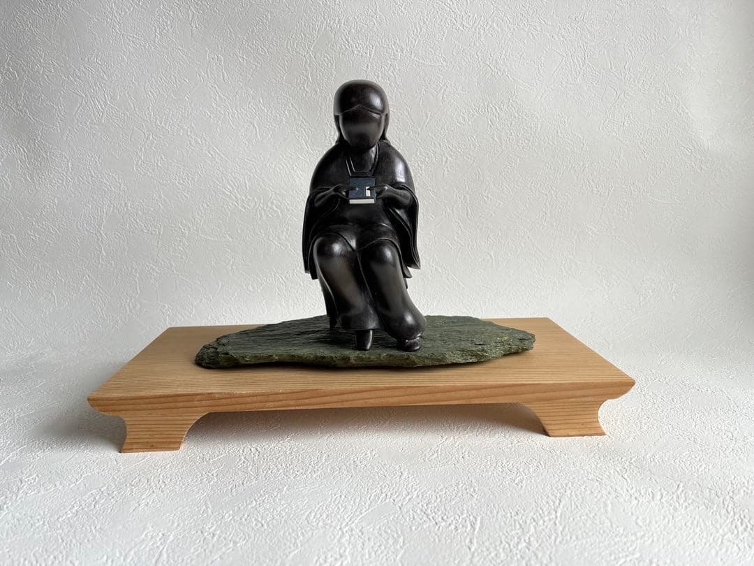 文殊菩薩像　木彫